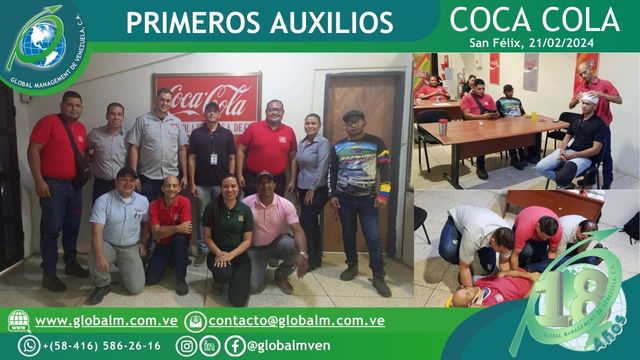 Curso-Formación-Primeros-Auxilios-Coca-Cola-Ciudad-Guayana