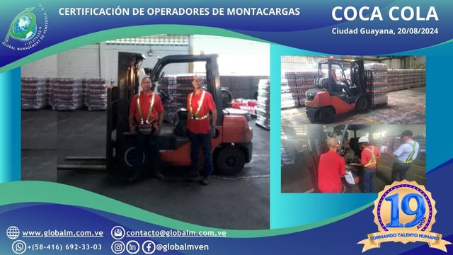 Curso-Certificación-Operadores-Montacargas-Coca-Cola-Ciudad-Guayana