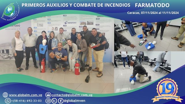 Curso-Primeros-Auxilios-Combate-Incendios-Farmatodo-Caracas