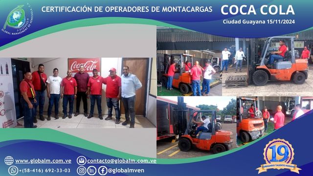 Curso-Certificación-Operadores-Montacargas-Coca-Cola-Ciudad-Guayana